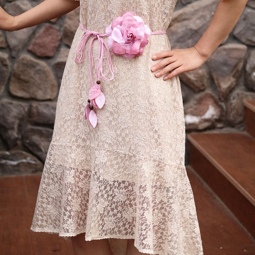 Ethnic Boho Fashion - Mode Vintage Bloem Tailleketting Bloemen Etnische