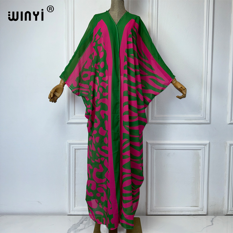 Kaftan Women Boho - WINYI Afrika Bohemian Print Kimono's Losse