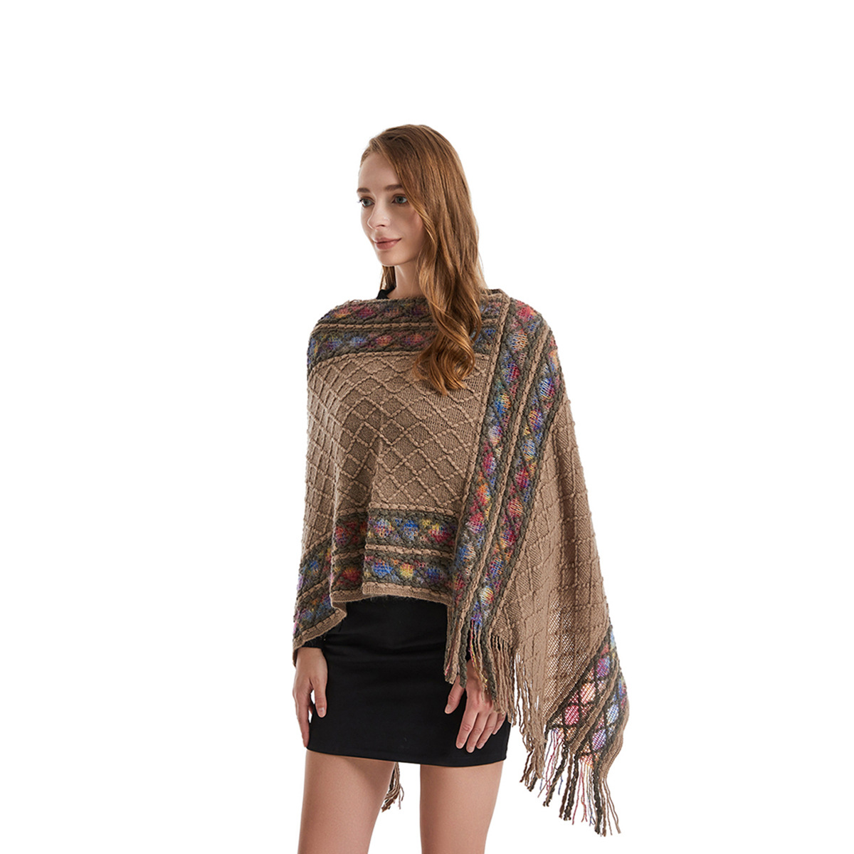 Ethnic Fashion For Ladies - Dames lente herfst poncho unieke vintage