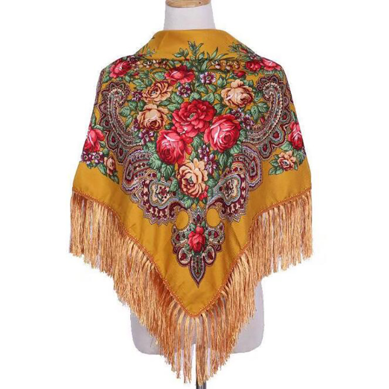 Retro bedrukte sjaal Winter Bo - Ethnic Boho Fashion recensie en prijs