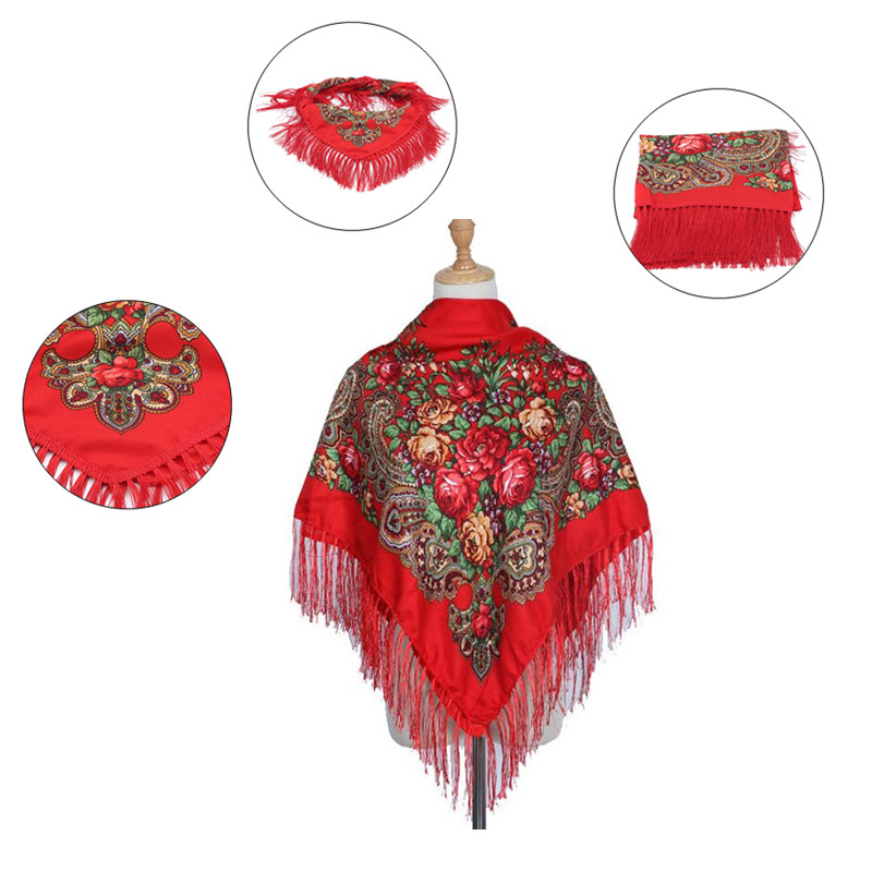 Retro bedrukte sjaal Winter Bo - Ethnic Boho Fashion recensie en prijs