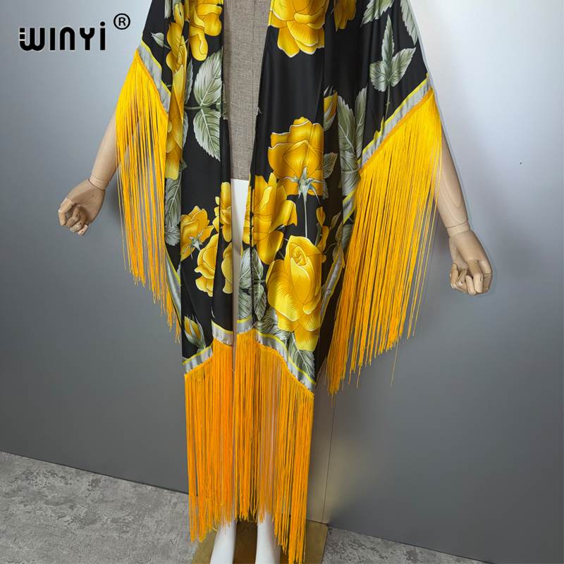 WINYI Afrika Kimono Cover-ups  - Kaftan Women Boho recensie en prijs
