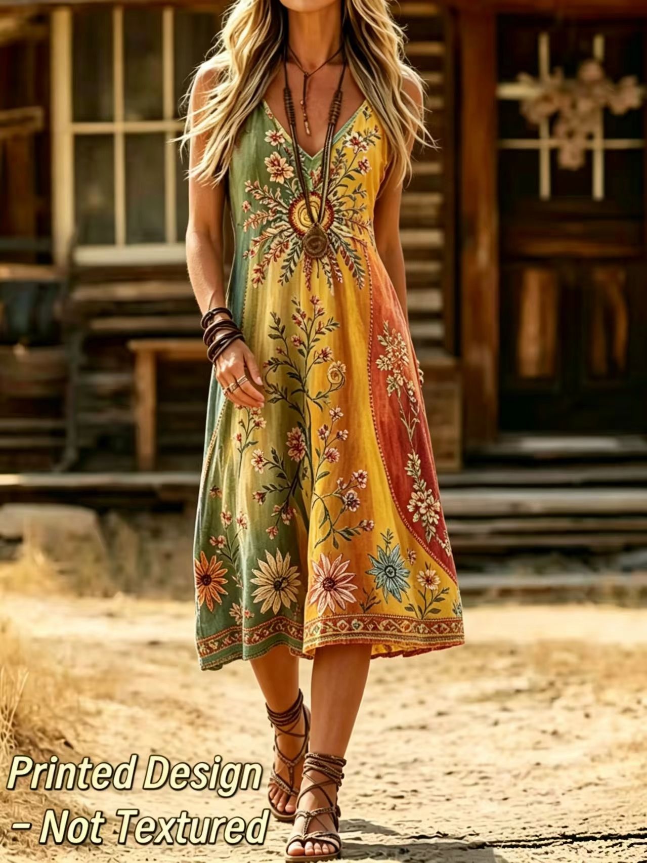 2D-geprint ontwerp - Niet-gete - Ethnic Boho Fashion recensie en prijs