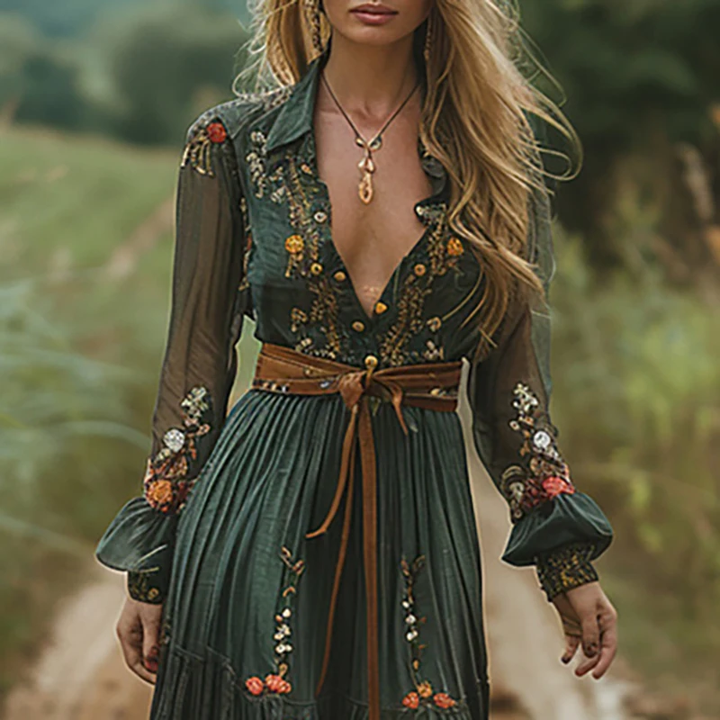 Etnische mode bloemenprint vin - Ethnic Boho Fashion recensie en prijs