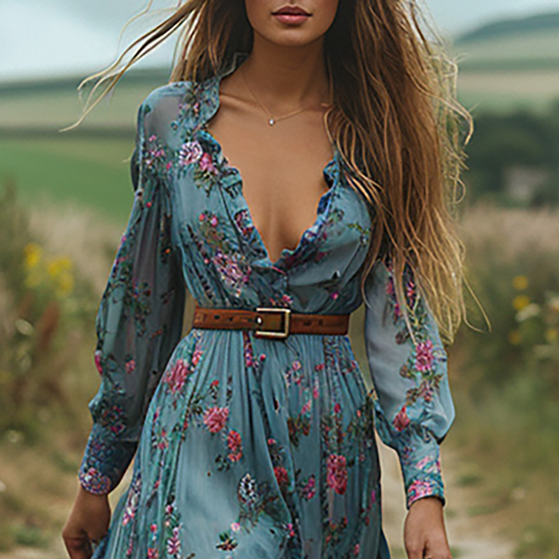 Etnische Mode Bloemenprint Vin - Ethnic Boho Fashion recensie en prijs