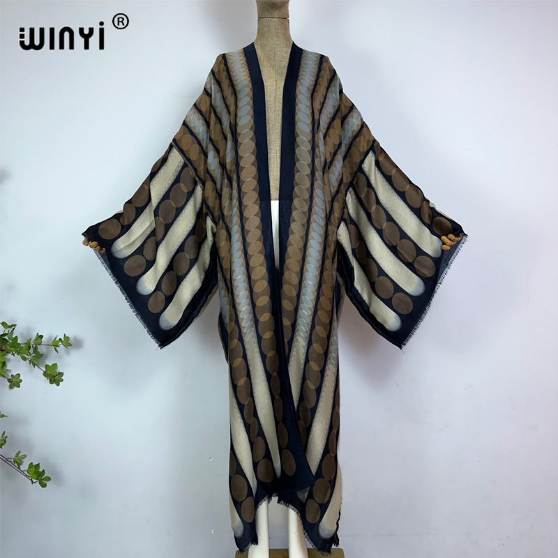 WINYI Kimono Zomer Geometrisch - Kaftan Women Boho recensie en prijs