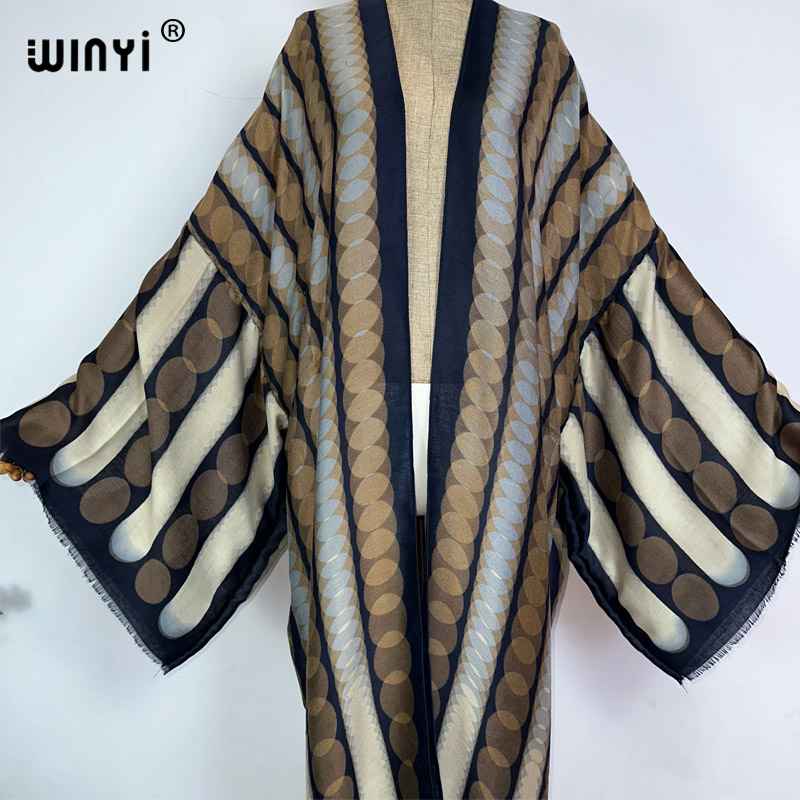 WINYI Kimono Zomer Geometrisch - Kaftan Women Boho recensie en prijs