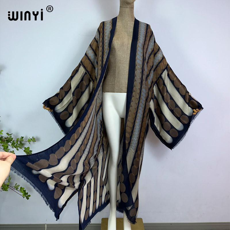 WINYI Kimono Zomer Geometrisch - Kaftan Women Boho recensie en prijs