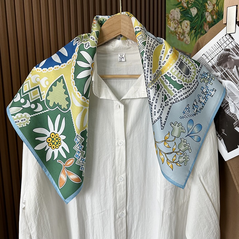 Groene Boho paarden vierkante  - Ethnic Boho Fashion recensie en prijs