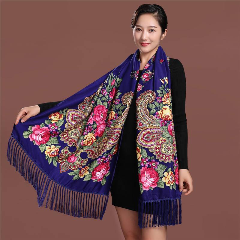 Russische Stijl Luxe Bloemen G - Ethnic Fashion For Ladies recensie en prijs