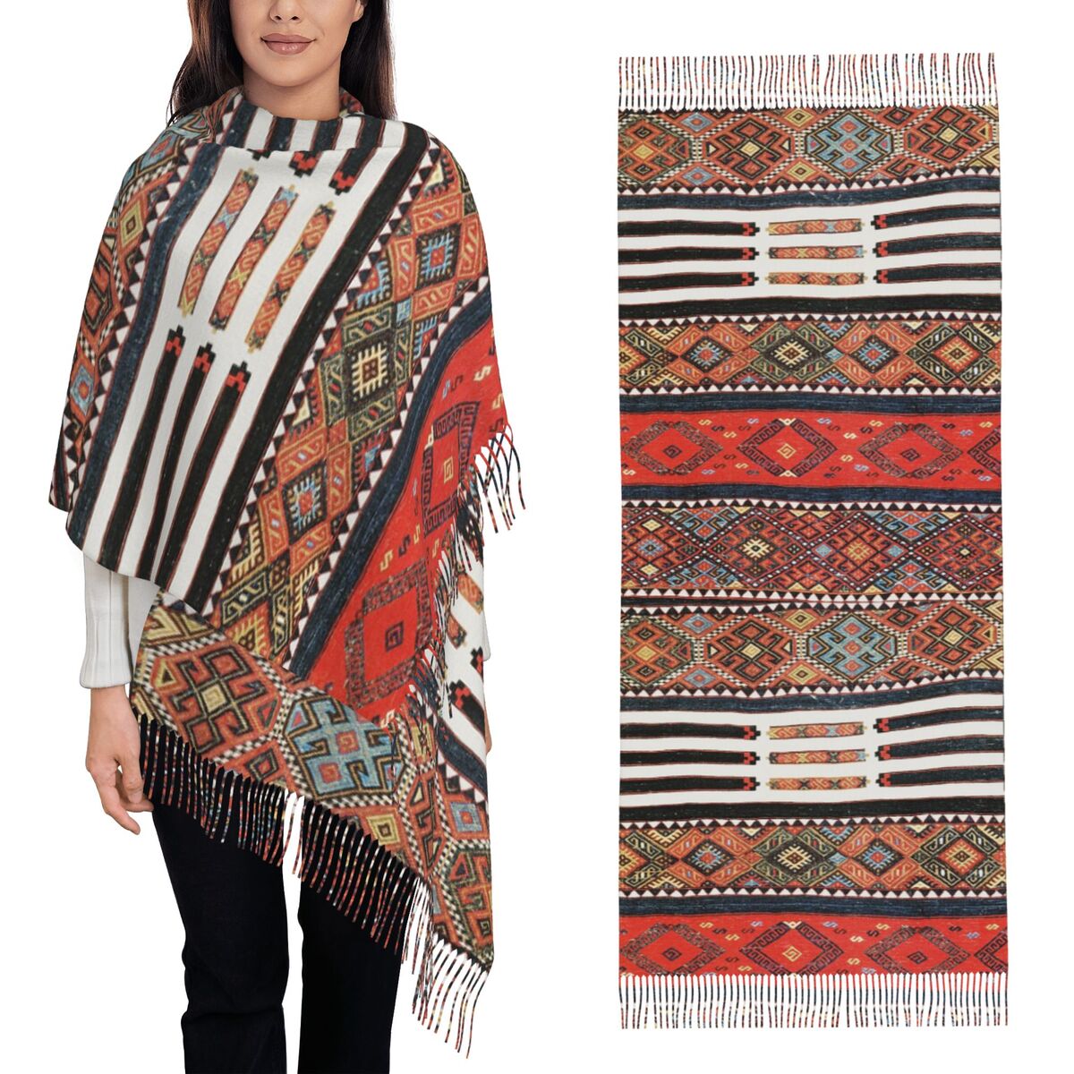 Koerdische Turkse Kelim Boheem - Winter Ethnic Fashion For Women recensie en prijs