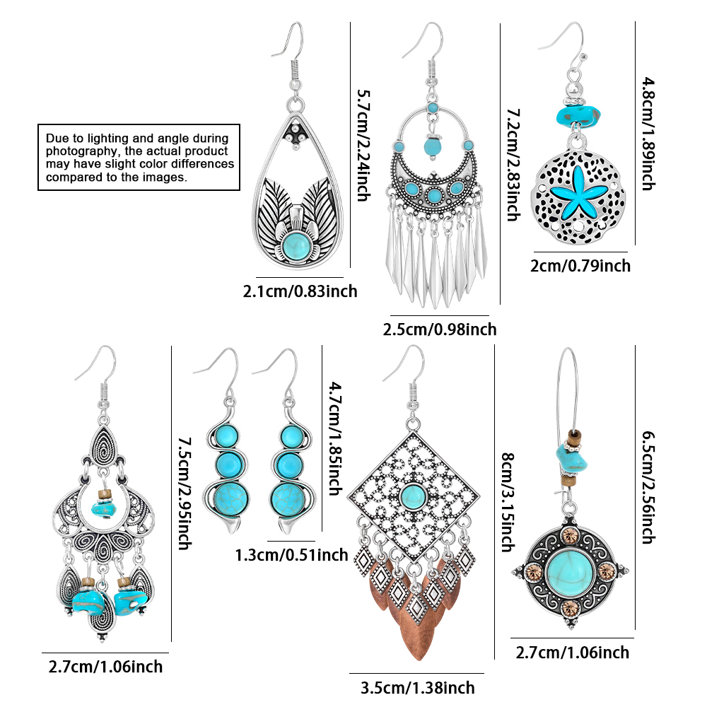 Boheemse imitatie turquoise oo - Ethnic Fashion Week recensie en prijs