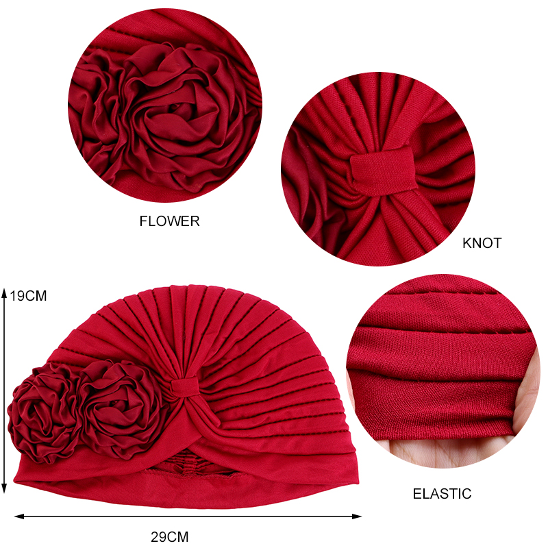 Moslim Mode Bloem Hijab Tulban - Ethnic Fashion For Ladies recensie en prijs