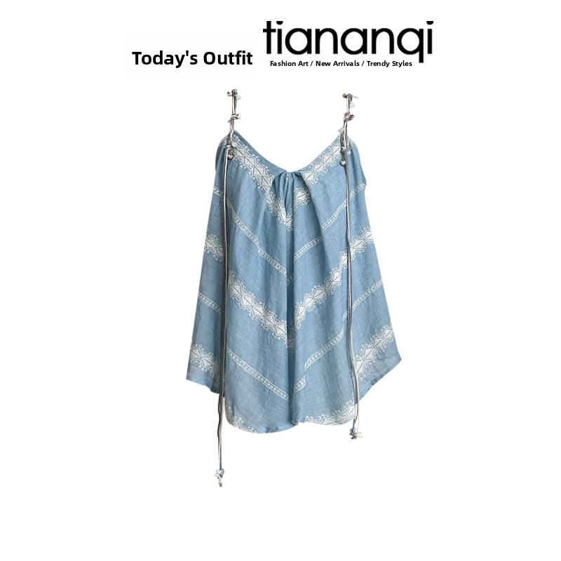 Zomerse design sexy blauwe etn - Ethnic Fashion Designers recensie en prijs