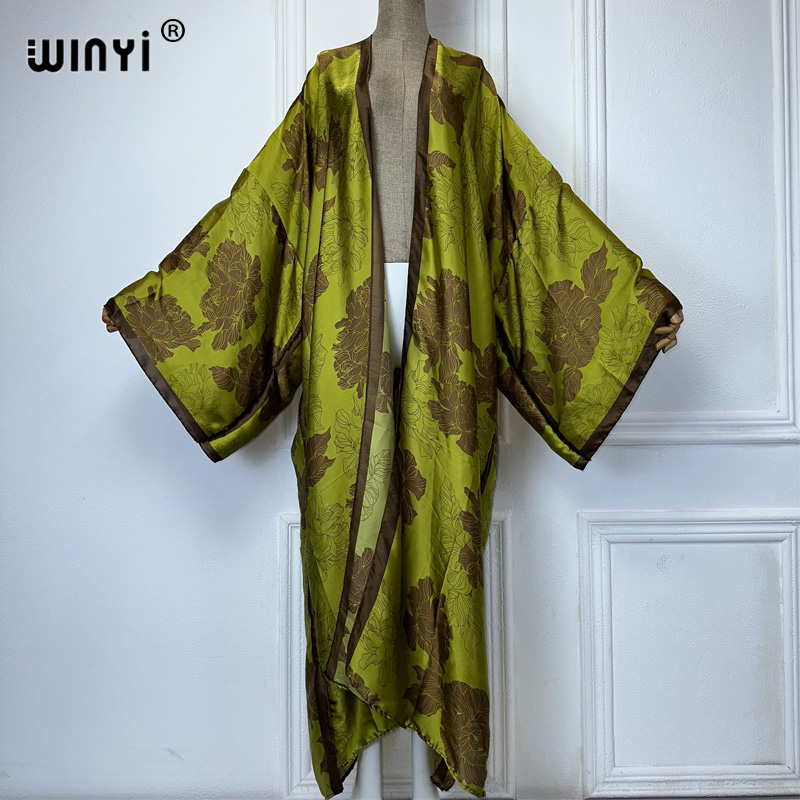 WINYI Afrika boho print Kimono - Kaftan Women Boho recensie en prijs